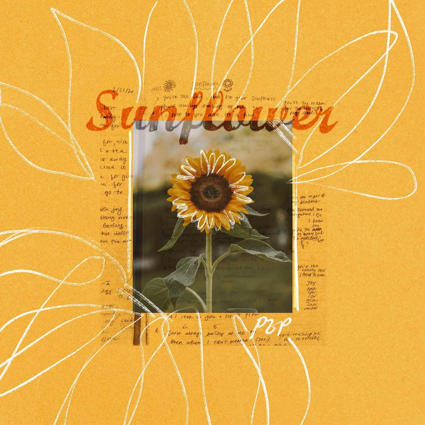 Sunflower Sticker